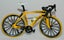 Model Diecast Alloy 1:10 Road Bike - Yellow Carousel 8