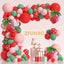 130Pcs Red And Green Strawberry Balloon Arch Kit Berry Sweet Birthday Party D... Carousel 2