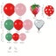 130Pcs Red And Green Strawberry Balloon Arch Kit Berry Sweet Birthday Party D... Carousel 4