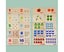1 Set Math Counting Toy Water-based Paint Clear Pattern Digital Cognitive N Carousel 5