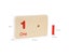 1 Set Math Counting Toy Water-based Paint Clear Pattern Digital Cognitive N Carousel 6
