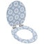 Wc Toilet Seats 2 Pcs With Soft Close Lids Mdf Porcelain Design Xiibbx Carousel 10