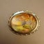i) TLM - THOMAS L. MOTT HANDPAINTED BROOCH c1930's Carousel 1