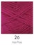 NZ Wool - 8 ply - Red Hut- Hot Pink Carousel 1