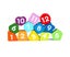 Wooden Digital Numbers Clock Puzzles Geometry Cognitive Educational Kids Toy Carousel 4