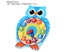 Wooden Clock Vibrant Color Clock Learning Educational Cartoon Animal Shape Carousel 3