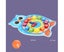 Wooden Clock Vibrant Color Clock Learning Educational Cartoon Animal Shape Carousel 5