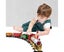 Kids Train Set Electric ABS Train Toy for Boys Steam Locomotive Cargo Track Carousel 3