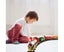 Kids Train Set Electric ABS Train Toy for Boys Steam Locomotive Cargo Track Carousel 6
