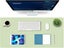 Knodel Desk Mat, Mouse Pad, Desk Pad, Waterproof Desk Mat For Desktop, Leather D Carousel 1