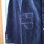 Ciro Citterio Stunning Retro Vintage Steel Blue Rich 72% Cotton Velvet suit 32 Carousel 6