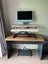 Height adjustable sit stand desk riser Carousel 1