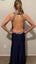 Navy Full Length Ball Dress Carousel 3