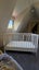 White cot and mattress Carousel 3