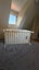 White cot and mattress Carousel 4