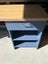 Melteca Blue Office Desk with Woodgrain Top Carousel 2