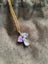 Dyrberg/ Kern pretty purple & blue necklace Carousel 1