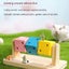 Boredom Relief Animal Chewing Toy Wooden Hamsters Training Toys for Small Pet Carousel 3