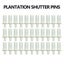 50 For Plantation Shutter Louver Repair Pin Spring Loaded Replacement Pins Carousel 2