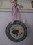 Small Pretty Petit Point Cross-stitch in Wee Hanging Frame Carousel 3