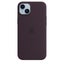 Apple Silicon Case with Magsafe for iPhone 14 Plus - Elderberry Carousel 1