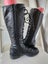 MI PIACI genuine leather kneehigh zipper boots size 40 width adjustment (A4) Carousel 3