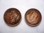 Vintage Half Penny Coins. Carousel 1