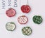 Mixed Design Apple Shaped Craft Buttons Carousel 1