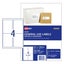 AVERY 938206 L7169 General Use Labels A4 4 Labels/Sheet - 100 Sheets 99.1 x 139 Carousel 2