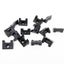 50X Black Plastic Picture Photo Frame Back Board Backboard Hold Clip Snap Fixing Carousel 4