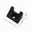 50X Black Plastic Picture Photo Frame Back Board Backboard Hold Clip Snap Fixing Carousel 6