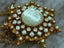 Vintage 50s 60s Signed Florenza Brooch Pendant Necklace Irridescent Star Cluster Carousel 1