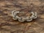 vintage gold=plated pave set chunky link bracelet Carousel 3