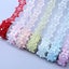 1 Yard Flower Lace Trim Beaded Ribbon Embroidered Edge Sewing DIY Wedding Decor Carousel 9