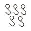 Hepburn Utility Rail Hook 65mm - Available in Various Finishes Carousel 2