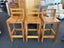 Set of 3 Solid Rimu Barstools Carousel 1