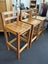 Set of 3 Solid Rimu Barstools Carousel 10