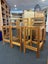 Set of 3 Solid Rimu Barstools Carousel 11