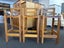 Set of 3 Solid Rimu Barstools Carousel 16