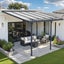 3140 L x 2550 W Aluminium Canopy, Patio cover, Carport, Lean To Pergola,8mm Roof Carousel 4