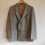 Topman Khaki Kaki wool tweed mens Blazer suit coat grandpacore size M Carousel 1