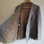 Topman Khaki Kaki wool tweed mens Blazer suit coat grandpacore size M Carousel 6