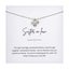 Gift For Sister In Law Silver Necklace with Personalised Message Card Gift Boxed Carousel 4