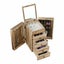 5-Layer Jewelry Box with Mirror and Drawers Carousel 5