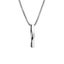 Men's Titanium Steel Twisted Pendant Chain in Polished Silver Carousel 1