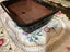 Vintage Japanese Bonsai Planter black glaze terracotta hand made Carousel 3