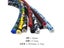 LOMINT Silicone Hookah Hoses 12mm OD 17mm LEN 1500mm Black Blue Carousel 4