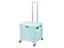 65L Foldable Utility Cart with Lid 360 Degree Wheel Portable Rolling Crate Green Carousel 2