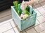 65L Foldable Utility Cart with Lid 360 Degree Wheel Portable Rolling Crate Green Carousel 7