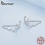 925 Sterling Silver Exquisite Zircon Ear Buckles Tassel Drop Earrings for Women Carousel 3